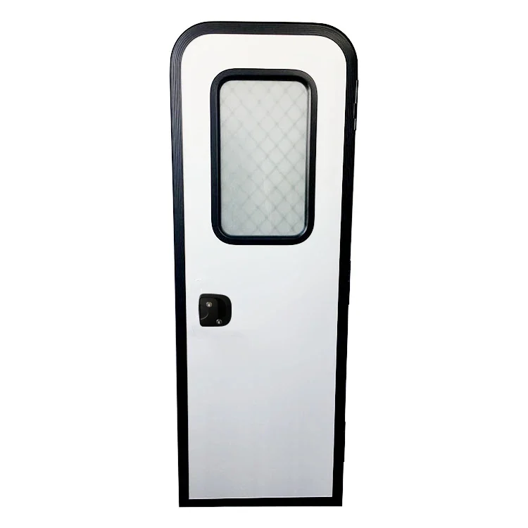 Porte RV 1600x500, cadre en aluminium, porte d'entrée RV à verrouillage à point unique pour porte de