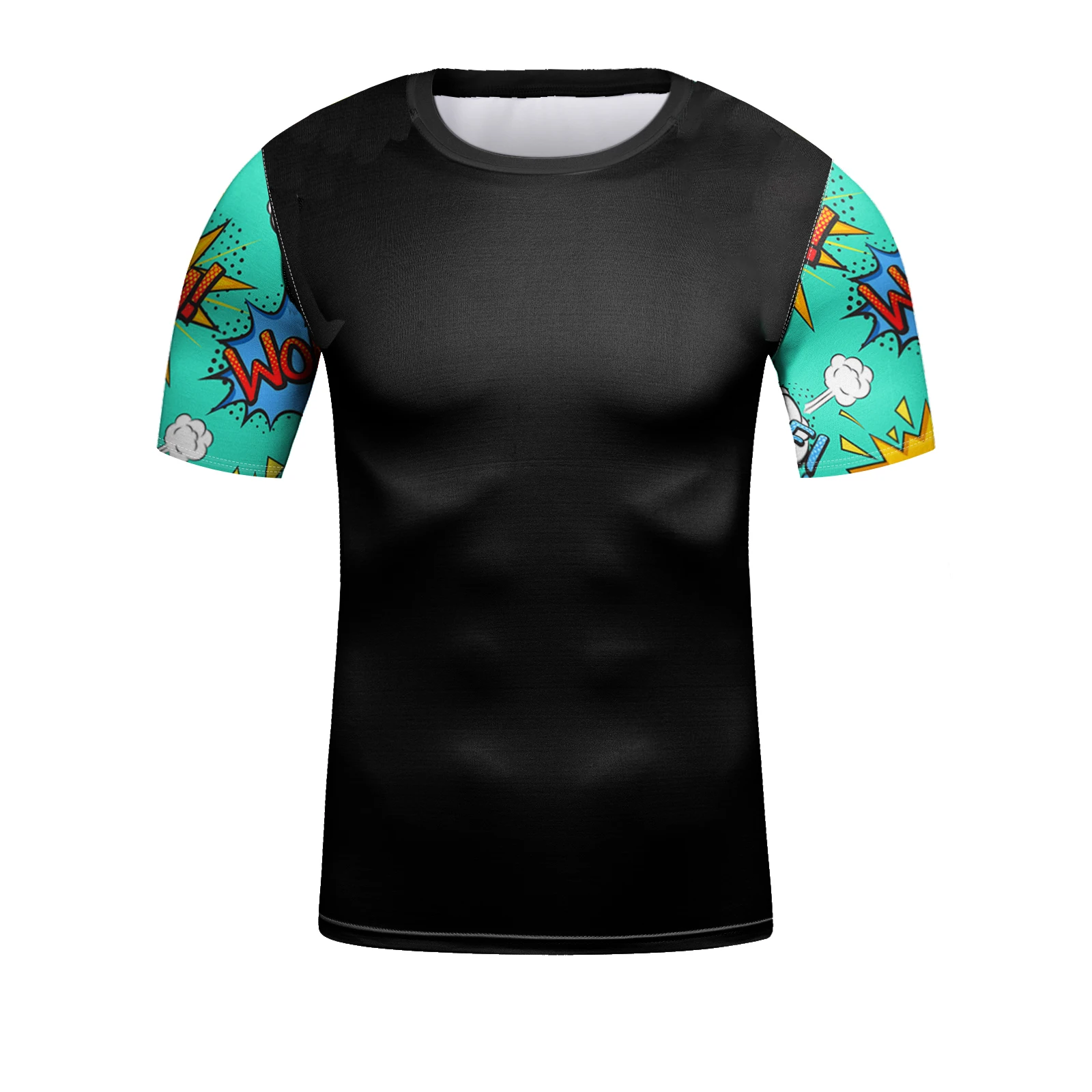 Cody Lundin New Design Workout Clothing Wear Digital Compression Children Boys T-shirts Fitness MMA Grappling Running T-shirts