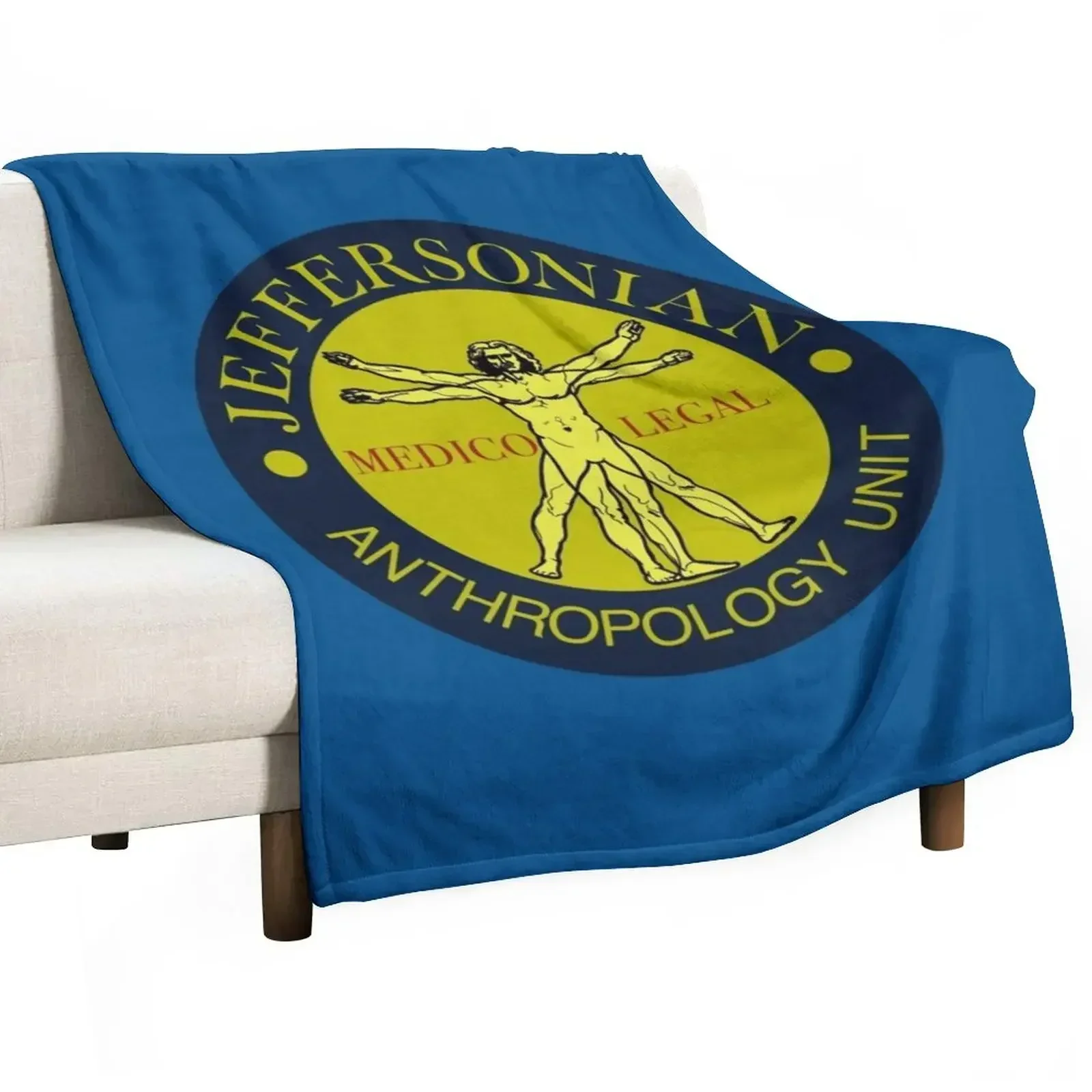 New Jeffersonian Badge Throw Blanket Blankets For Sofas Bed covers Blankets