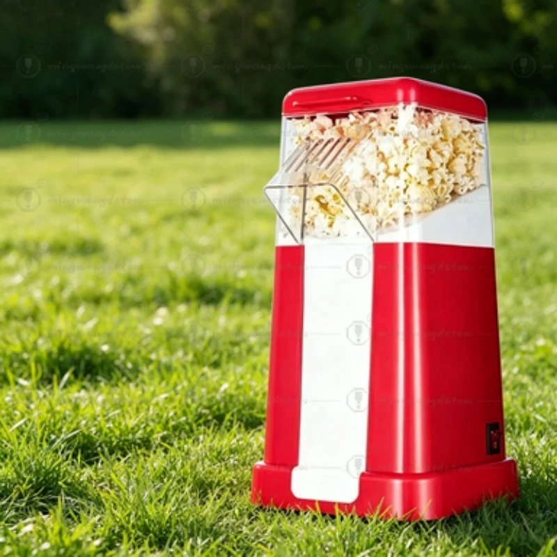 Household Mini Electric Popcorn Machine Fully Automatic Corn Popper Maker 220V
