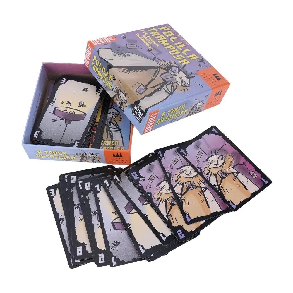 

German Moth Kids Spanish Party Cheat Game Adult TRAMPOSAPOLILLA Human Cockroach Department Hugh Spanish Card Game in Stock