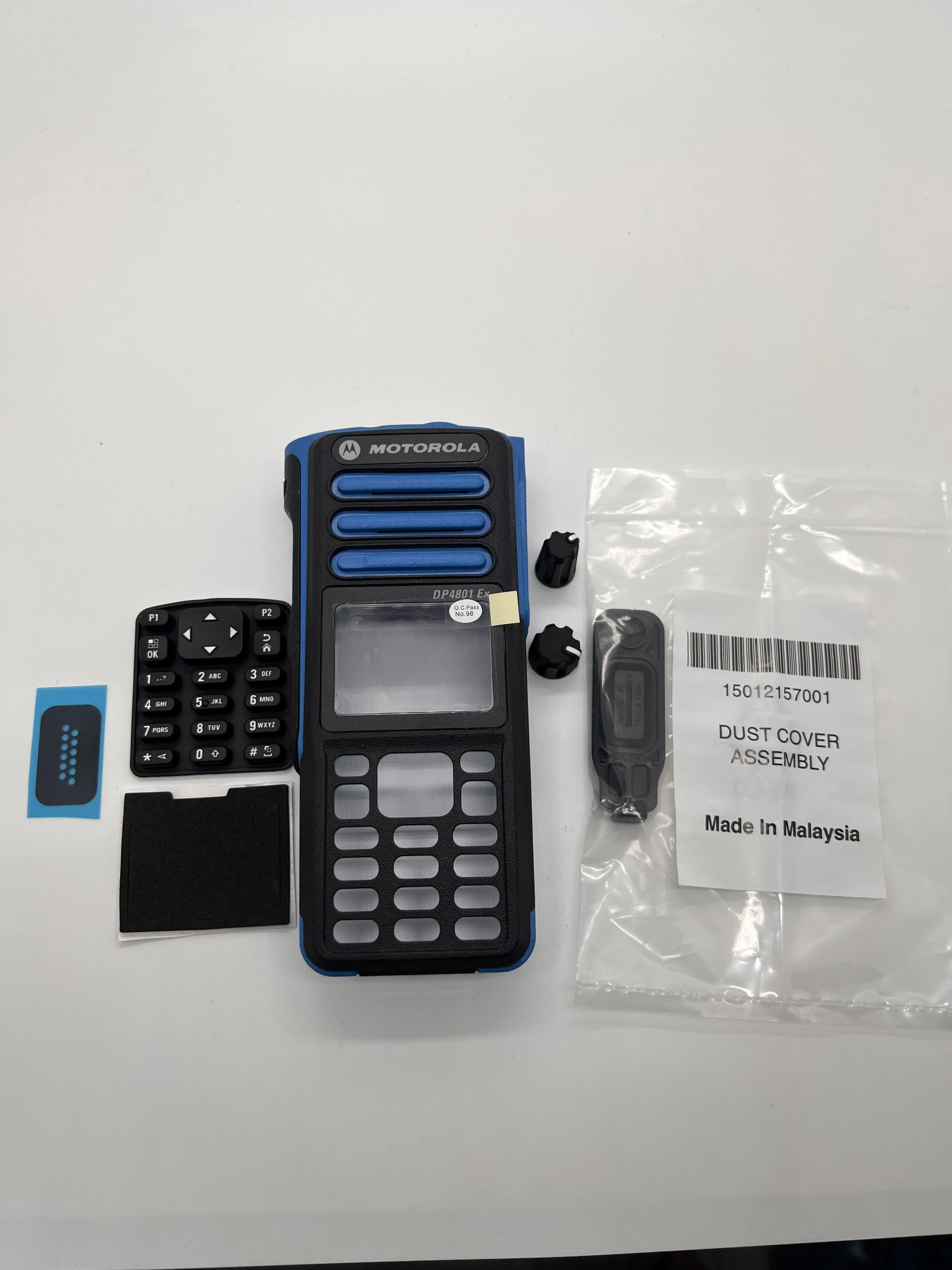 -two-way-radio-replacement-refurb-housing-front-case-kit-for-motorola-dp4801ex-dp4800ex-dgp8550ex-walkie-talkie