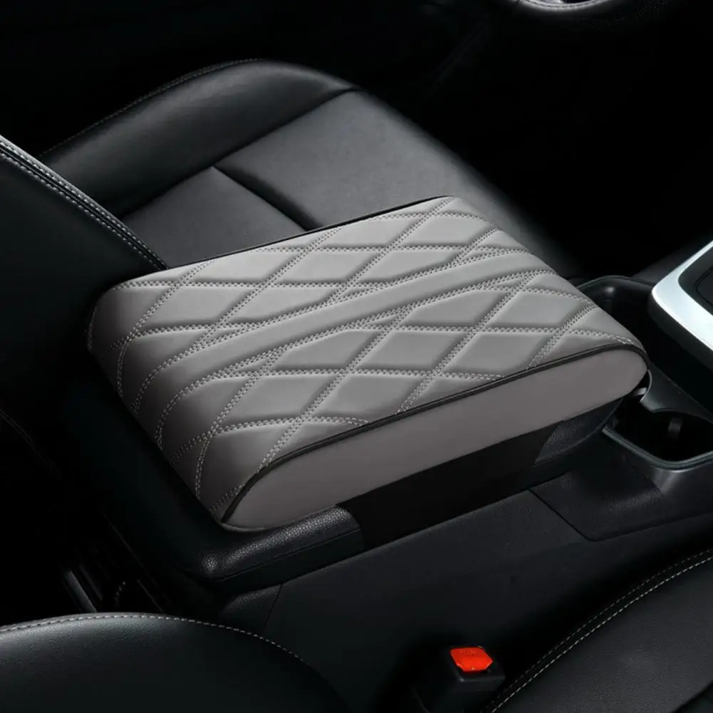 Bantal sandaran tangan mobil Universal, kotak sandaran tangan mobil tahan air, busa memori Universal, bantalan sandaran tangan anti tumpah, pelindung kotak sandaran tangan