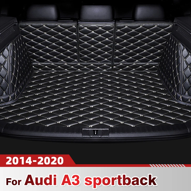 

Для Audi A3 sportback MK3 2014-2020 2019 2018 2017 GREATROAD Автоматический коврик для багажника с полным покрытием, автомобильный багажник, аксессуары для интерьера