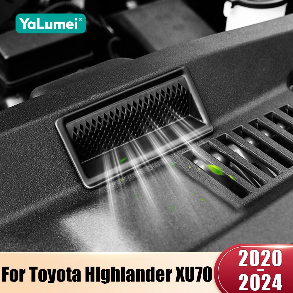 Für Toyota Highlander XU70 2020 2021 2022 2023 2024 Hybrid ABS Auto Vorne Motor Lufteinlass Maske Fall Abdeckung luftauslass Trim Shell