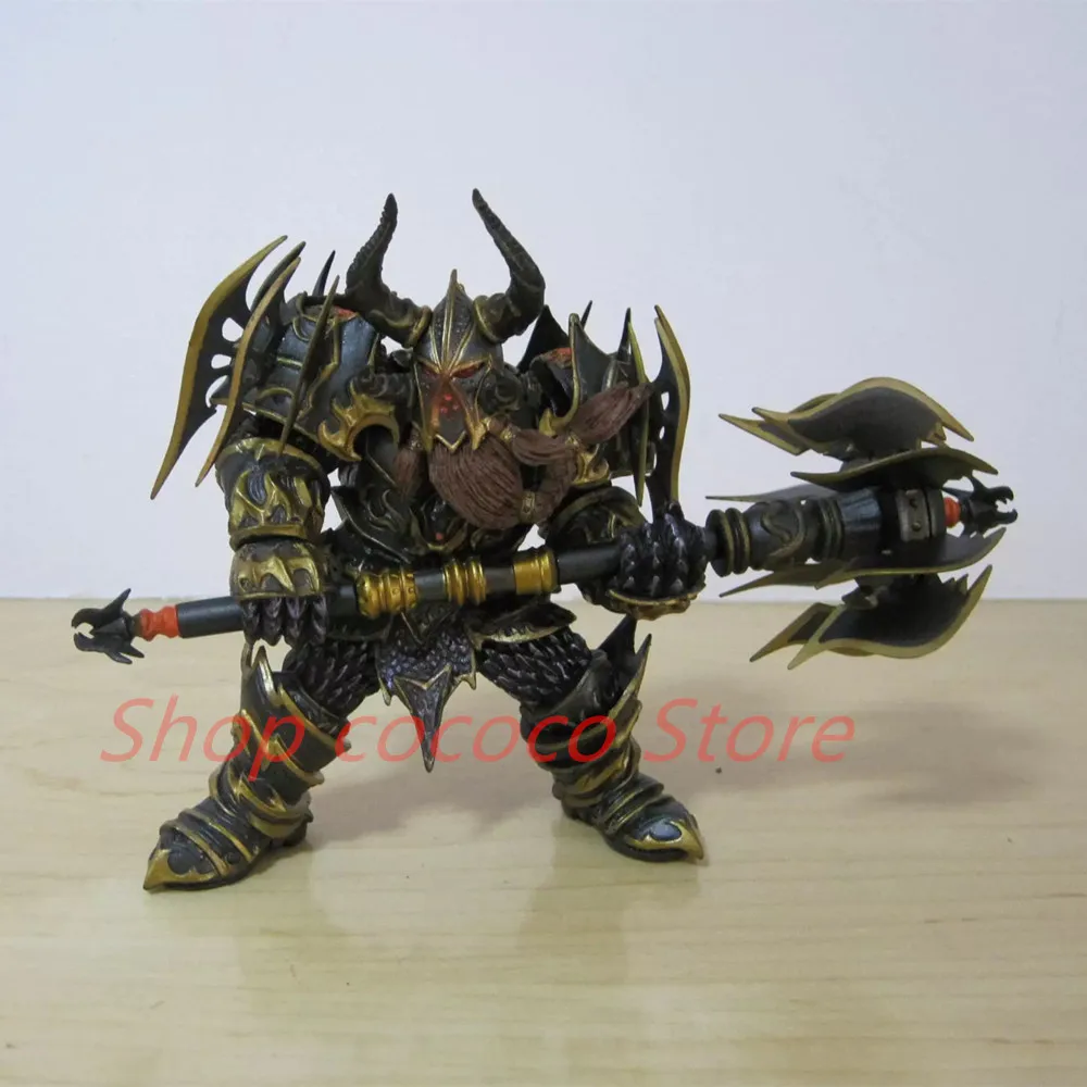 

Wow DC Action Figure Unlimited Series 6 Magni Bronzebeard Mountain King Dwarven King W WOW PVC Model Figure