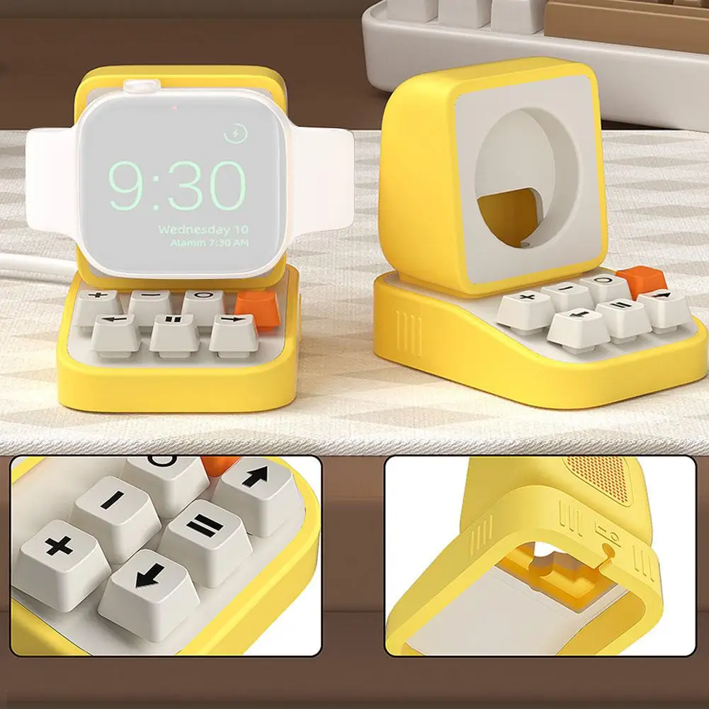 حامل شاحن لساعة أبل iWatch سلسلة حامل شاحن لطيف Ultra2/Ultra/10/9/8/7/6/5/4/3/2/1/SE F8C0 #5