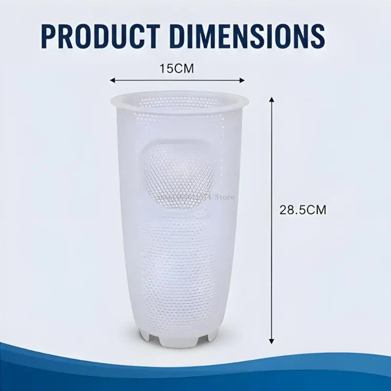  Pool Filter Basket, Deep Strainer Basket for Circulation Service