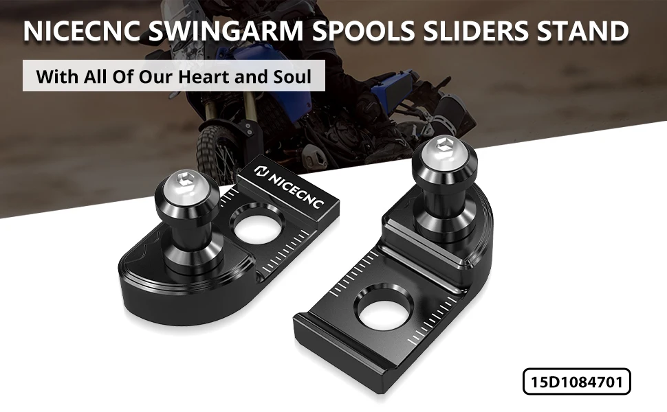 Für Yamaha Tenere 700/XTZ700 2019-2024 Bremsscheibe Hinten Schutz Kette Teller Blöcke Schwinge Spulen Slider Tenere 700 XTZ700 – Detail 13