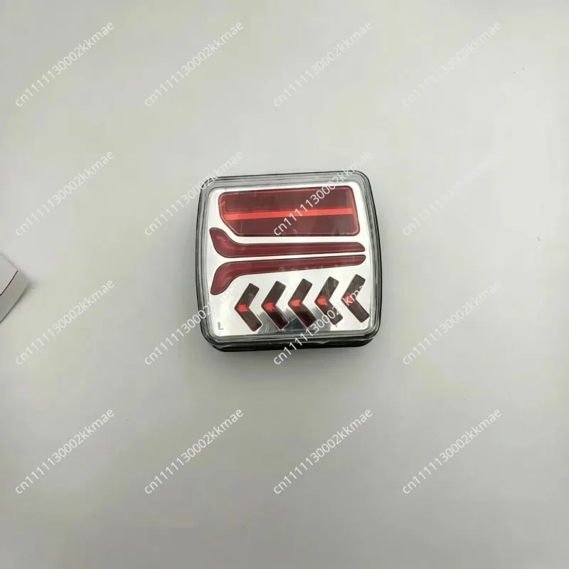 Wireless Magnetic Mount LED Tail Light Brake Signal Lamp with Red Yellow Cover Universal Fit