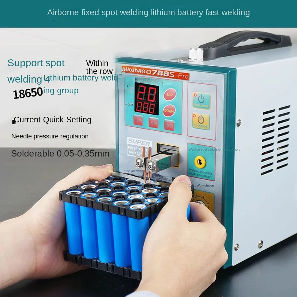 788S-PRO Spot Welding Charging All-in-one Machine Automatic Pulse 18650 Battery Welding Machine With 70B Spot Welding Pen