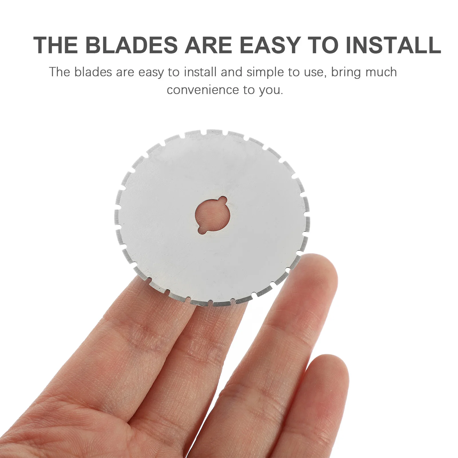 

10Pcs Rotary Cutter Blades 45mm Replacement Cutter Accessories Fabric Paper Cutting Tool Quilting Quilting Cutting Blades