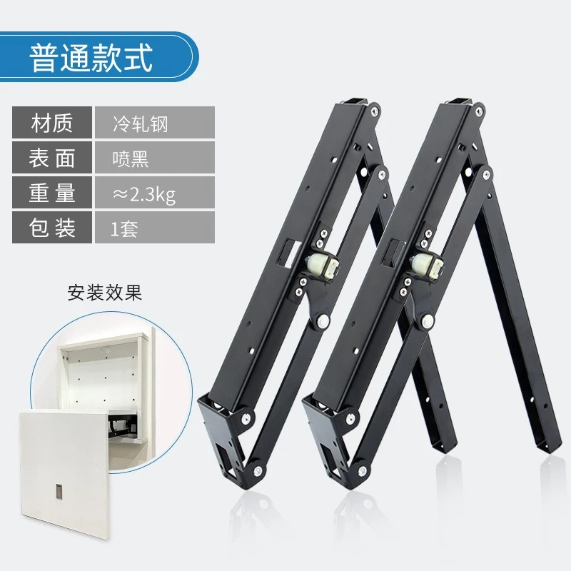Hidden folding stool, two-way cushioned damping entrance shoe changing stool, stainless steel folding stool