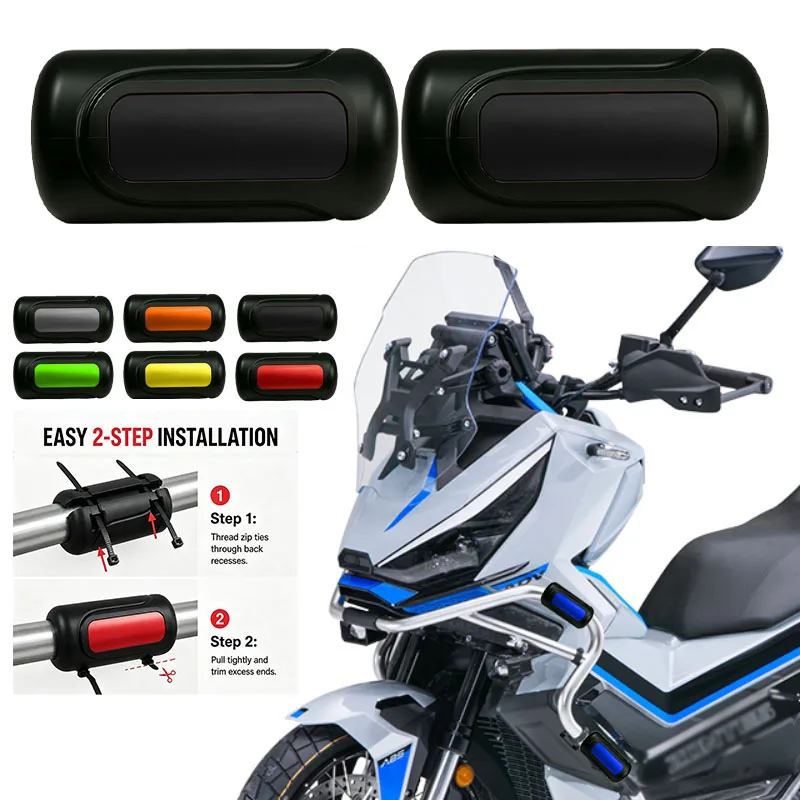 For Zontes 368G 2024 2025 Trim Blocks With Spring Bumper Protector Anti Fall Block Motorcycle 368g With Spring Anti Fall Block