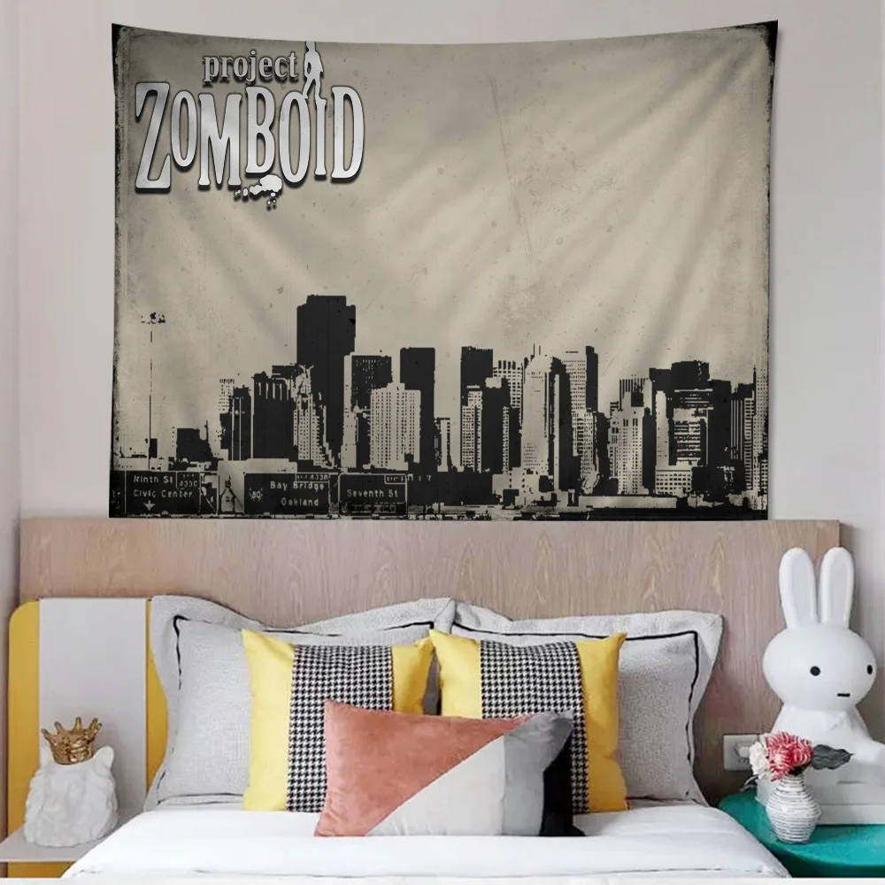 P-Project Z-Zomboid Hanging Bohemian Tapestry Hanging Tarot Hippie Wall Rugs Dorm Wall Hanging Home Decor