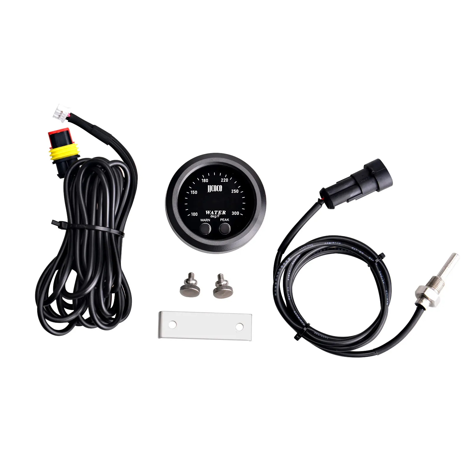 

USA Stock 52mm Blue Water Temperature Gauge with 1/8 NPT Sensor Temperature Meter 32-212F W/Sensor