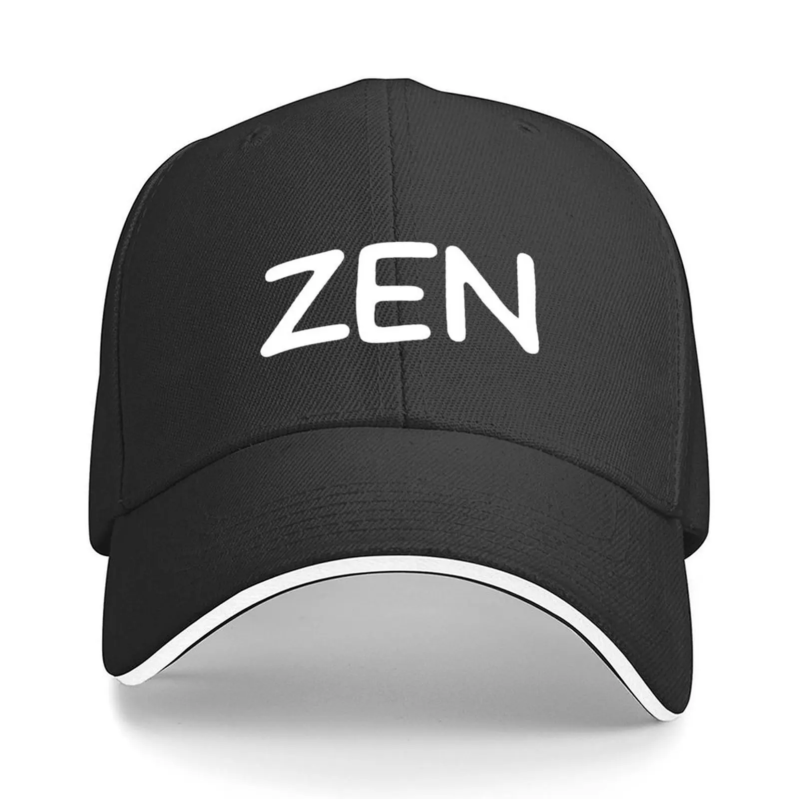 

ZEN with a Lavender Purple background Baseball Cap |-F-| Beach Bag black luxury caps Golf Men Women's