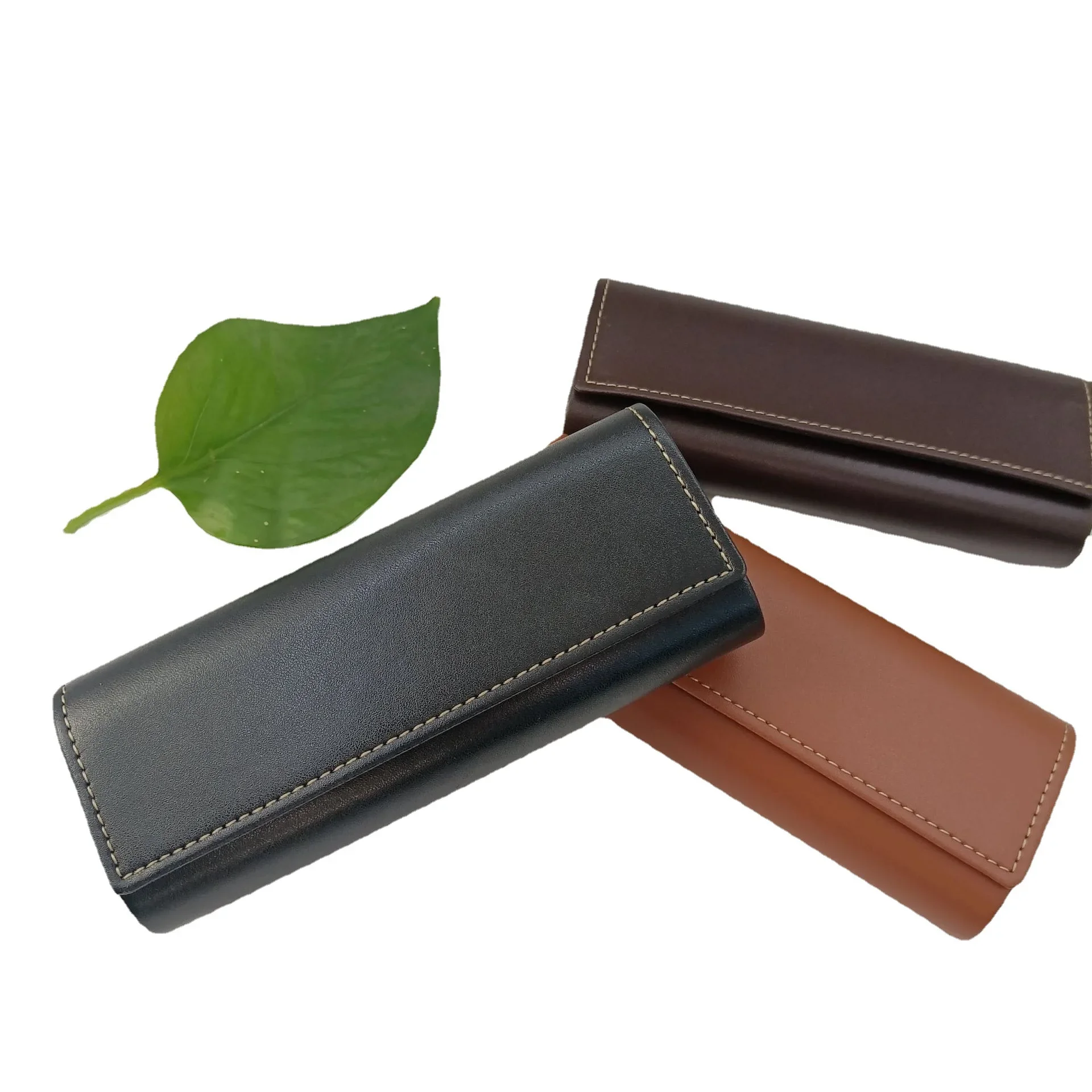 

Luxury Myopia Leather Glasses Case Leather Sunglasses Case for Women Eyeglasses Case Sun Glasses Pouch Solid Eyewear Accessories