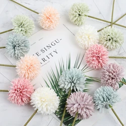 Artificial Flower Dandelion Ball Chrysanthemum Fake Flower Living Room Potted Flower Home Shop Garden Party Wedding Decoration
