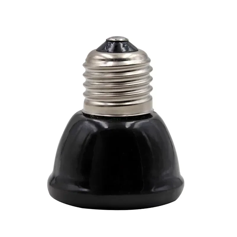 Ceramic Emitter Heat Light  Mini Black Pet Heating Lamp Infrared Bulb  25/50/ 75/100W Brooder Chickens Reptile Lamp