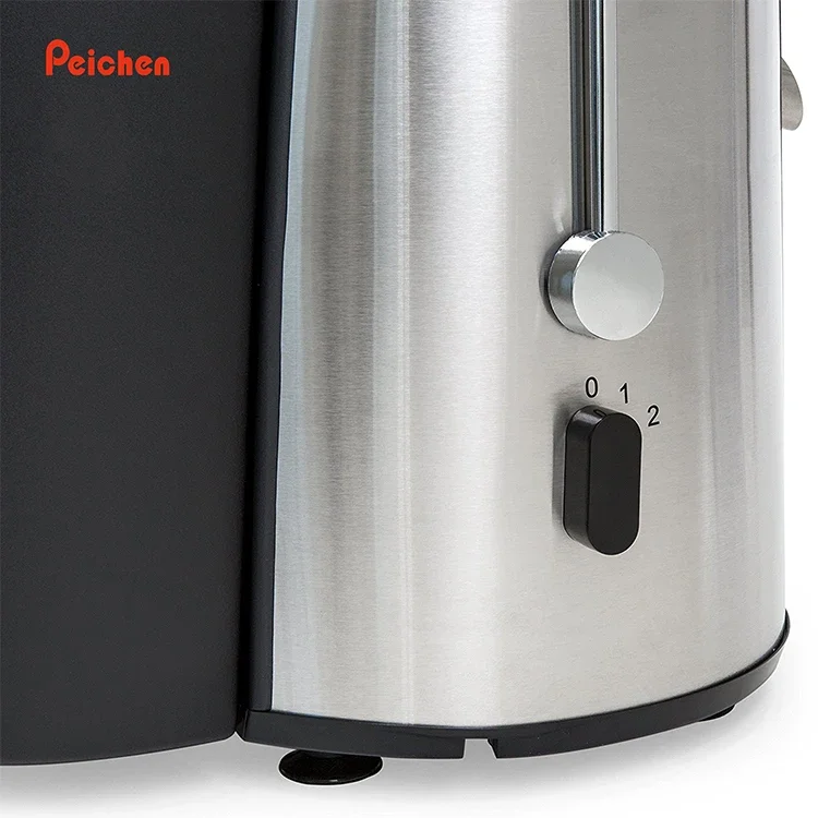 High-quality household whole fruit juicer, powerful high-speed electric centralized citrus juicer with stainless steel case