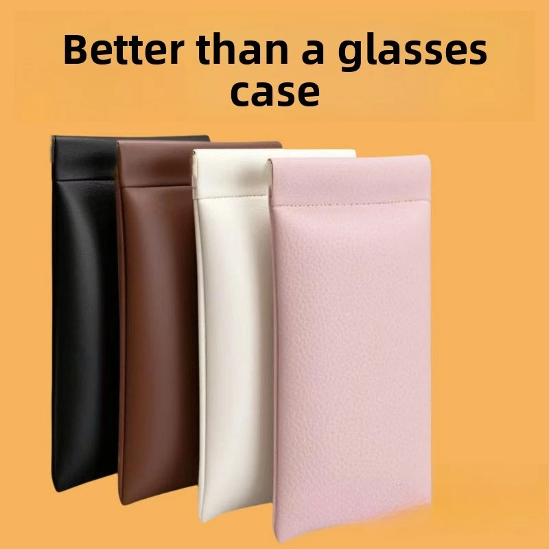 

Portable glasses bag, carry sunglasses storage bag at any time, anti-pressure flannel bag, automatic closure, high-grade