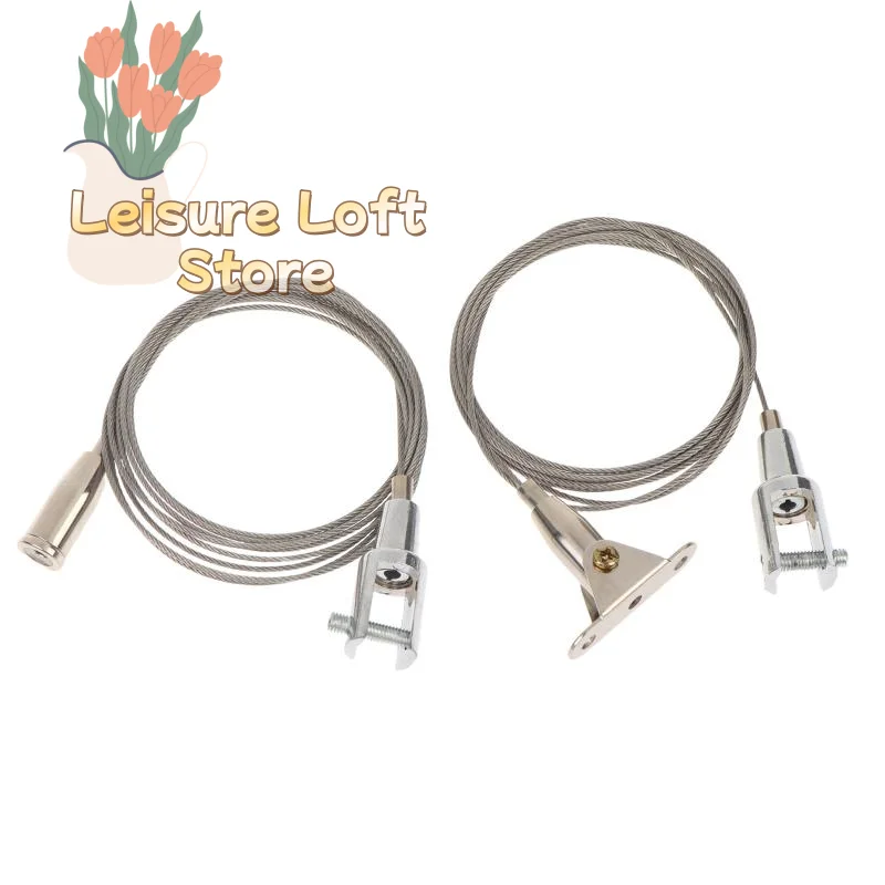 Stainless Steel Wire Rope Hanging Kit Heavy Duty Rustproof for Advertising Board Acrylic Ceiling Trade Show Display
