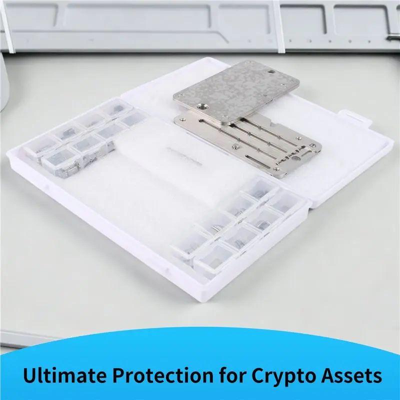 [NEW A09R!】 Secure Bitcoin Wallet, 24 Words For BIP39 Wallets, Cold Storage Backup, Crypto Seed Phrase Storage, Private Key Reco