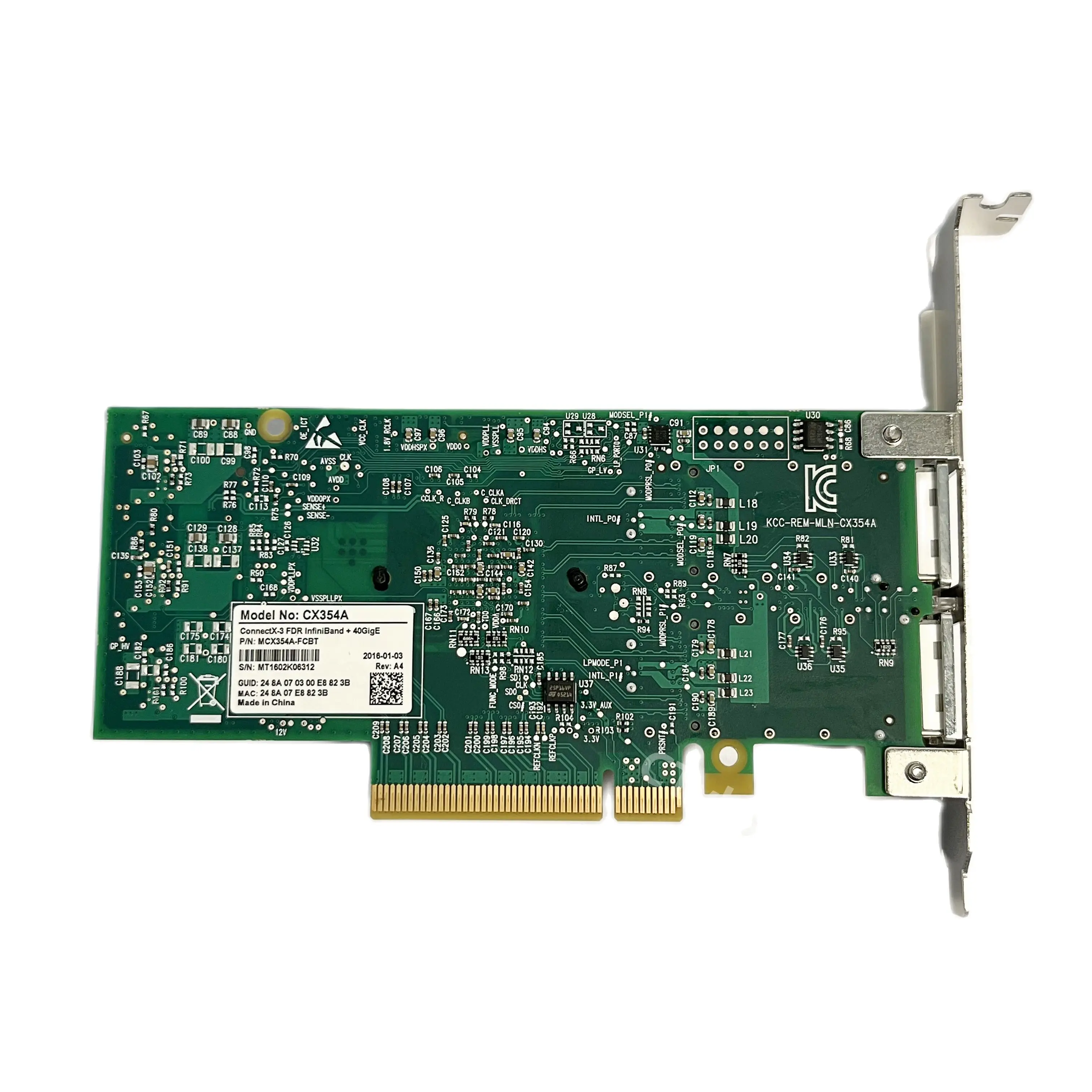 Imagem -06 - Mellanox Cx354a Connectx3 Vpi Fdr Infiniband 40gbe Qsfp Pcie Mcx354a-fcbt