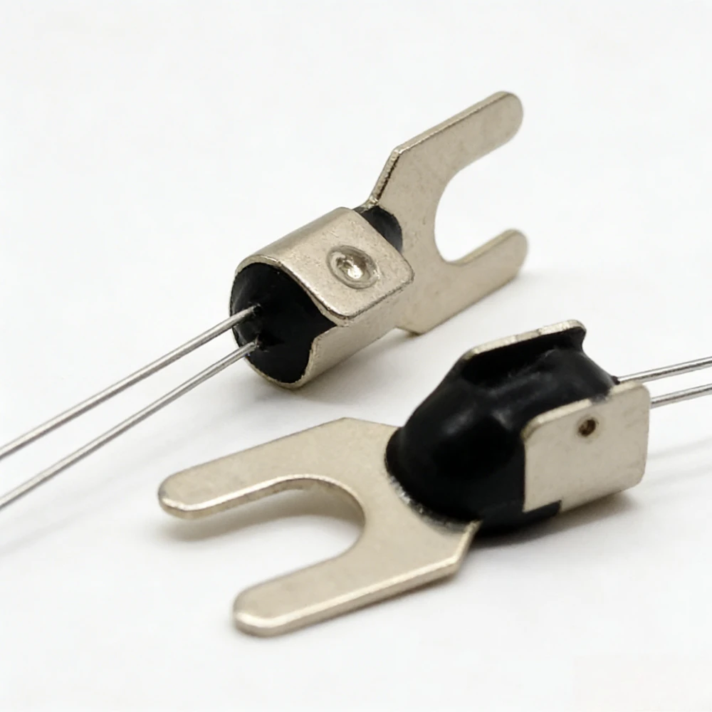 100PCS NTC Thermistor 50R 100R 300R 1K 2K 5K 10K 100K Negative Temperature Coefficient Thermistor Type 54 U/Fork Shape Resistor