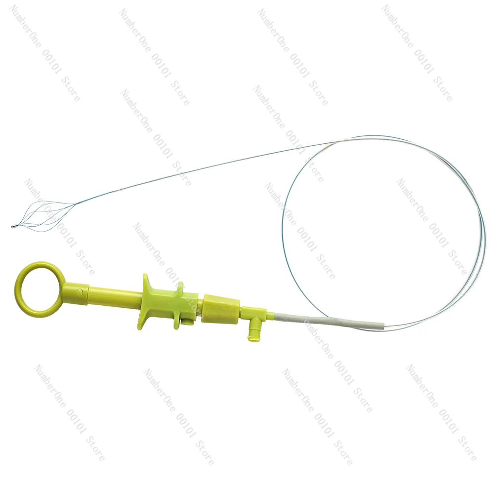 Disposable 1.4x800mm gastrointestinal Endoscopic retrieval bag stone extraction basket