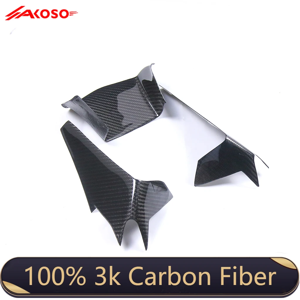 

For Yamaha/R1/R1 2015+ Front Fairing Air Intake Cover Carbon Fiber Modified Motorcycle Accessories 100% Dry Carbon
