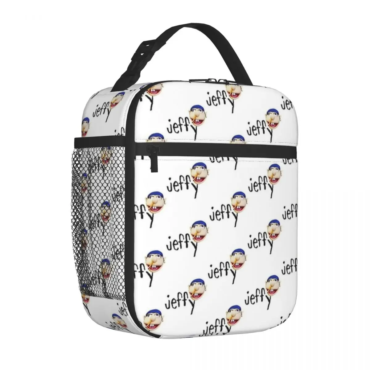 

Smith Mountain Lake Apparel, Изолированные сумки для ланча с изображением Джефри, сумка-холодильник, многоразовая мультяшная большая сумка-тоут, Ланч-бокс для мужчин и женщин, для работы на открытом воздухе