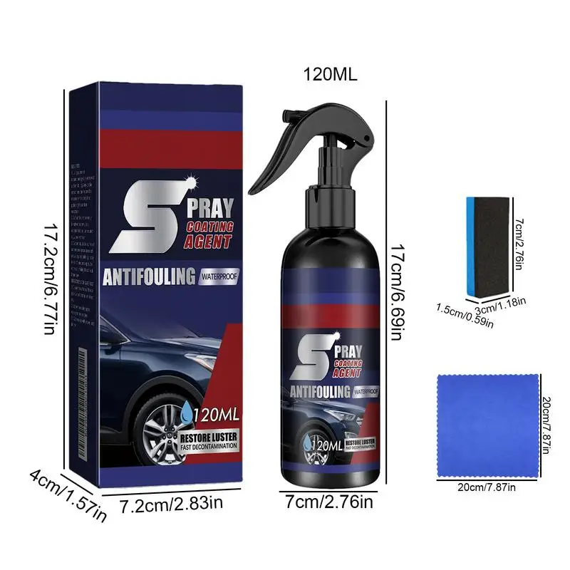 High Protection Quick Ceramic Coating Nano Spray Cleaner Car Coating Wax Polishing Spray Plastic Refresh Scratch Repair