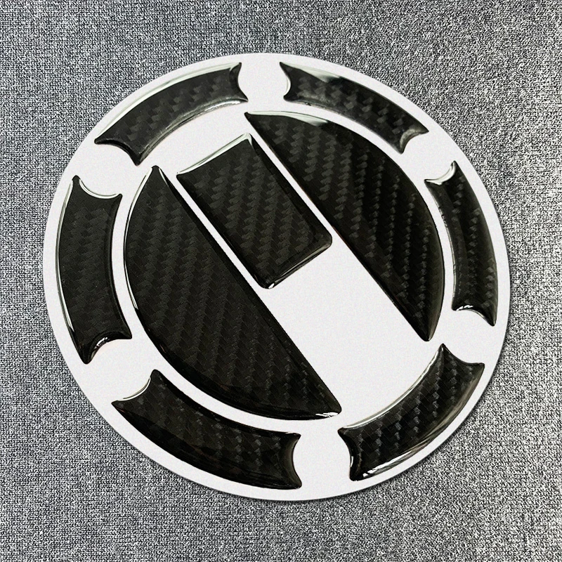 ثلاثية الأبعاد ألياف الكربون خزان الوقود حشو غطاء تغليف ملصقات الشارات الدراجات النارية اكسسوار لأبريليا 750 900 GPR150 125 انتصار 800 675 #3