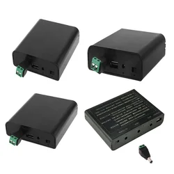 3/4/6x18650 baterie DIY opakowanie na Power Bank ładowarka do telefonu komórkowego Router wi-fi LED kamera ochrony USB do 12V na zewnątrz