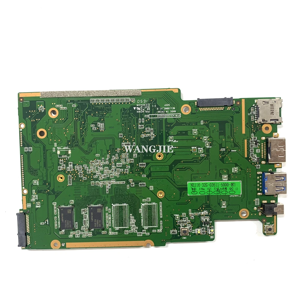 100% Working For Lenovo Ideapad 110-11IBR 110S-11IBR Laptop Motherboard 5B20M53679 2GB RAM 32GB SSD N3060 1.6GHz CPU