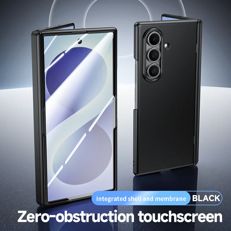 Luxury Matte Phone Case For Samsung Galaxy Z Fold 8 Ultra Fold8 Ultra 2026 Cover With Protective Film Shockproof Coque Bumper
