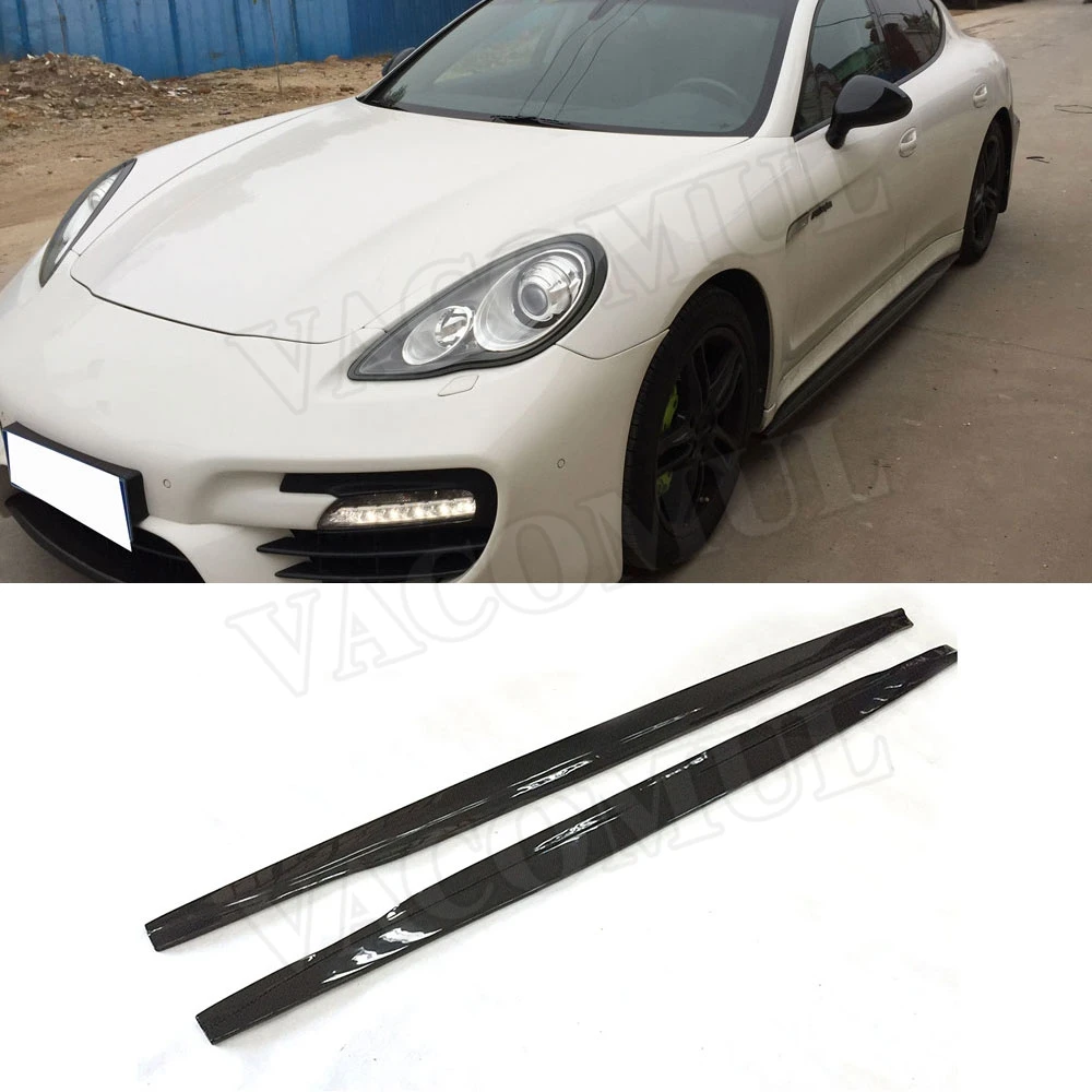 

VACOMUL боковые юбки из углеродного волокна, фартук, дверная крышка для Porsche Panamera 970 2014 2015 2016, Стайлинг автомобиля