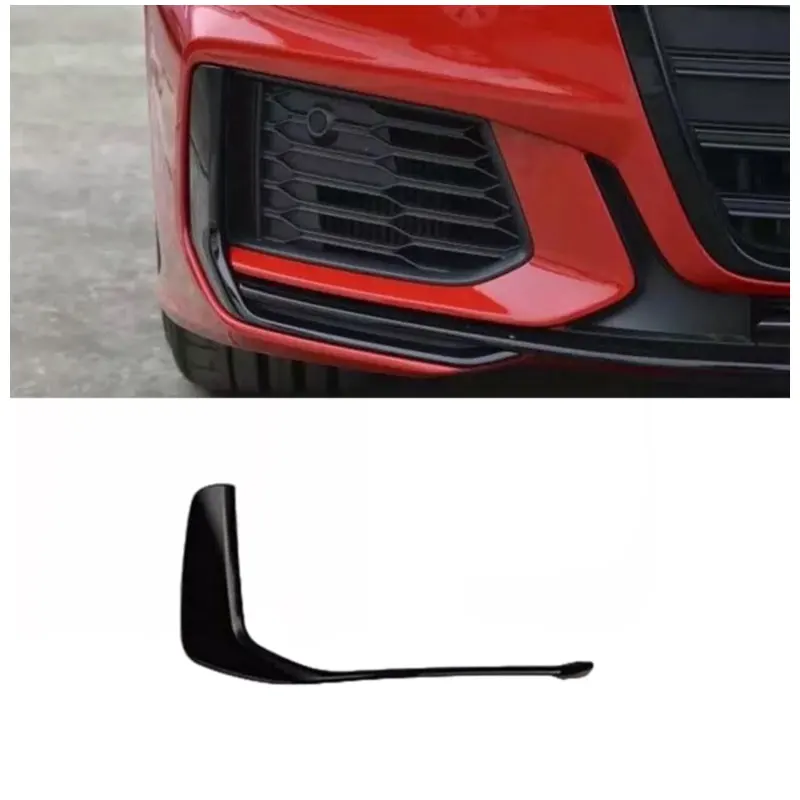 for Audi A6 SLINE S-LINE S6 C8 Avant 2019 2020 2021 2022 Car Front Bumper Cover Strip Trim 4K0807967AY9B 4K0807968AY9B