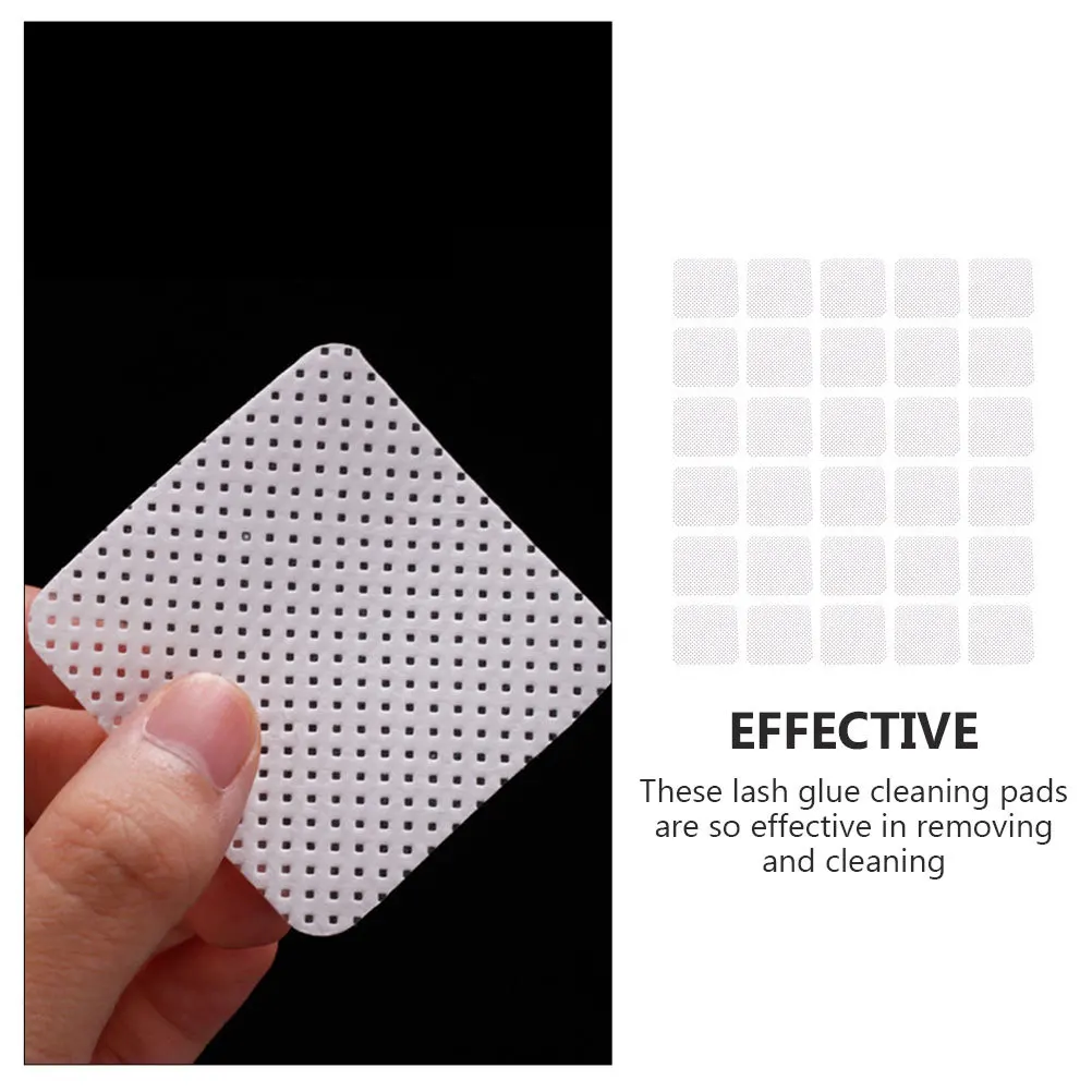 

540pcs Nail Polish Cleaning Wipe Eyelash Glue Remover Cotton Pad For Manicure Salon Glue Bottle Accessory Wiping Sheet