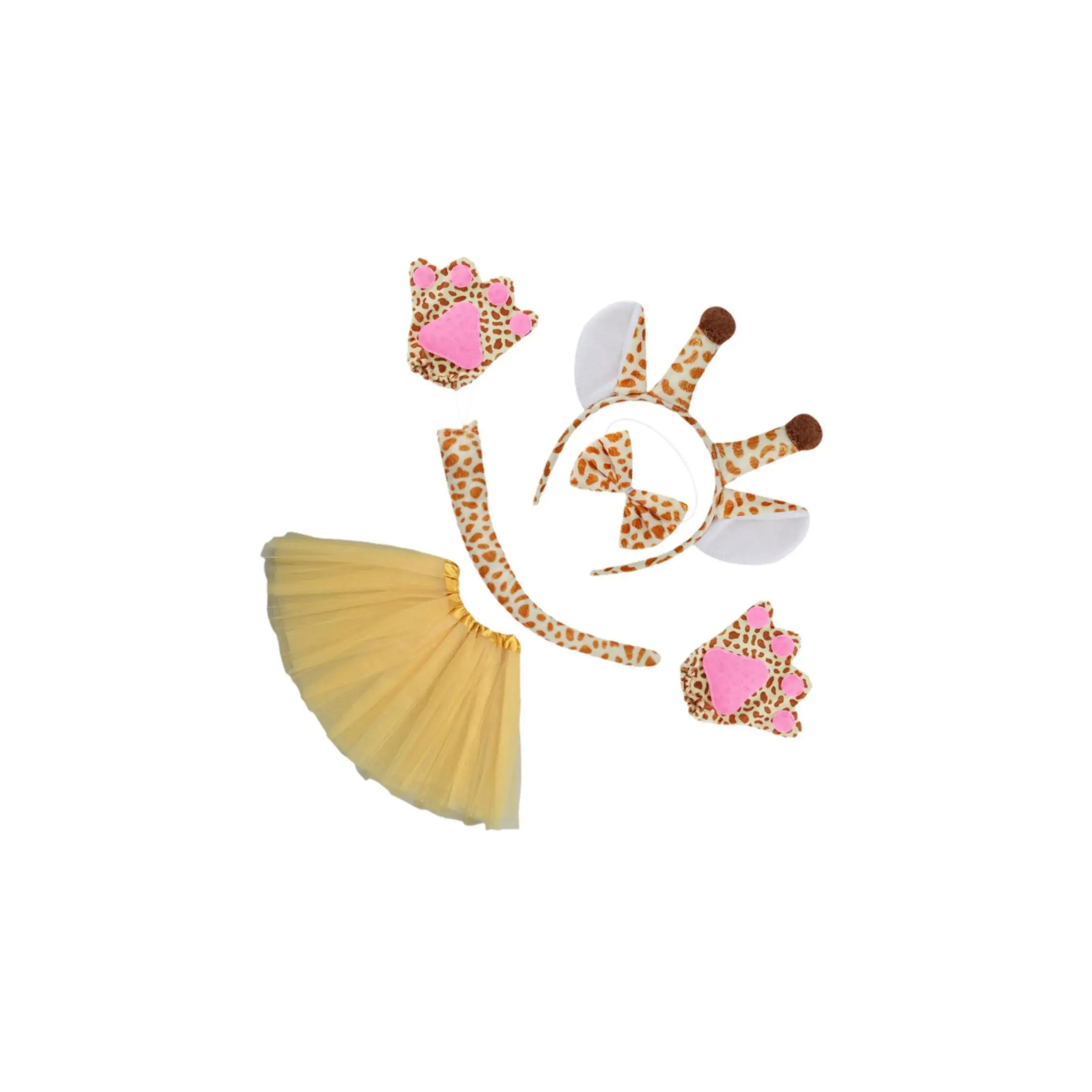 

Костюм жирафа с животными, повязка на голову для сценических вечеринок на тему животных, пасхальный желтый цвет