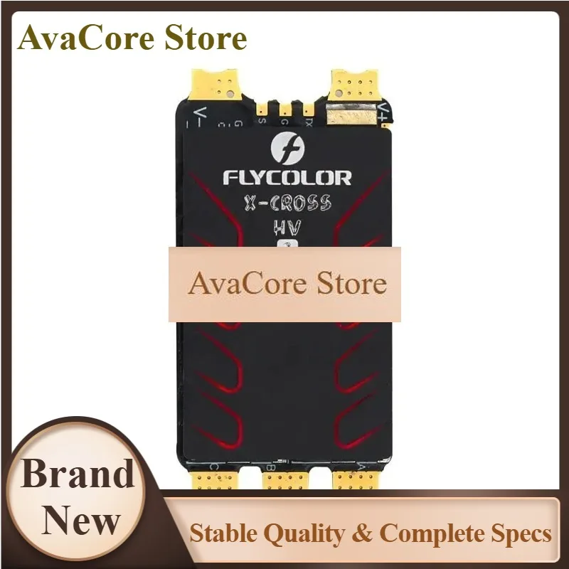 AvaCore1pcs FLYCOLOR X-CROSS HV3 60A80A120A160A ESC 5-12S BLHeli-32 Dshot Proshot Speed Controller For RC FPV Racing Drone
