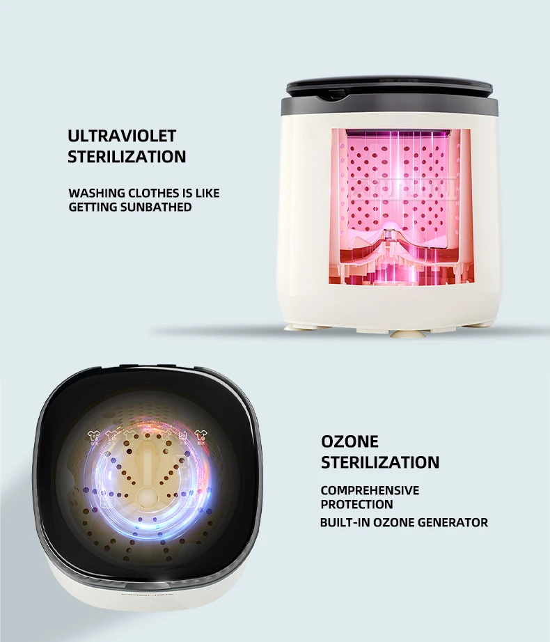 

7L Fully Automatic Washing Machine Large Capacity Clothes Washing Drying Machine Secadora