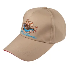 Dr.Fish Fishing Hat Men Summer Cap Baseball Hat Outdoor Sun Sport Cotton Embroidered Fashion Breathable Adjustable Hunting