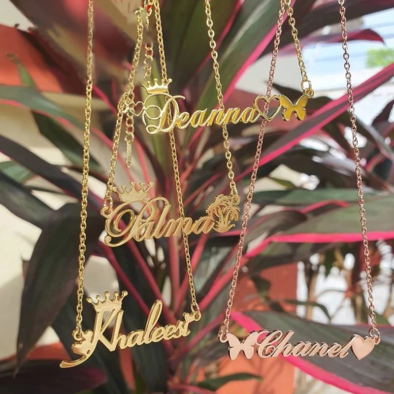 V Attract Kpop Handmade Any Custom Name Necklace Women Men Jewelry BFF Personalized Fashion Necklaces Choker Gift Friendship
