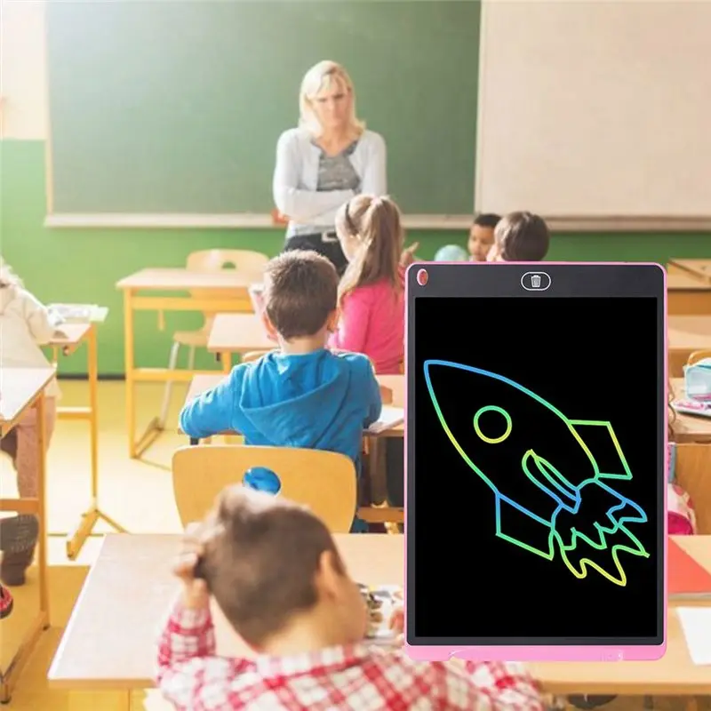 a65i-quadro-de-escrita-infantil-para-a-volta-as-aulas-quadro-de-desenho-lcd-quadro-de-desenho-manual-quadro-de-caligrafia-lcd-colorido-c