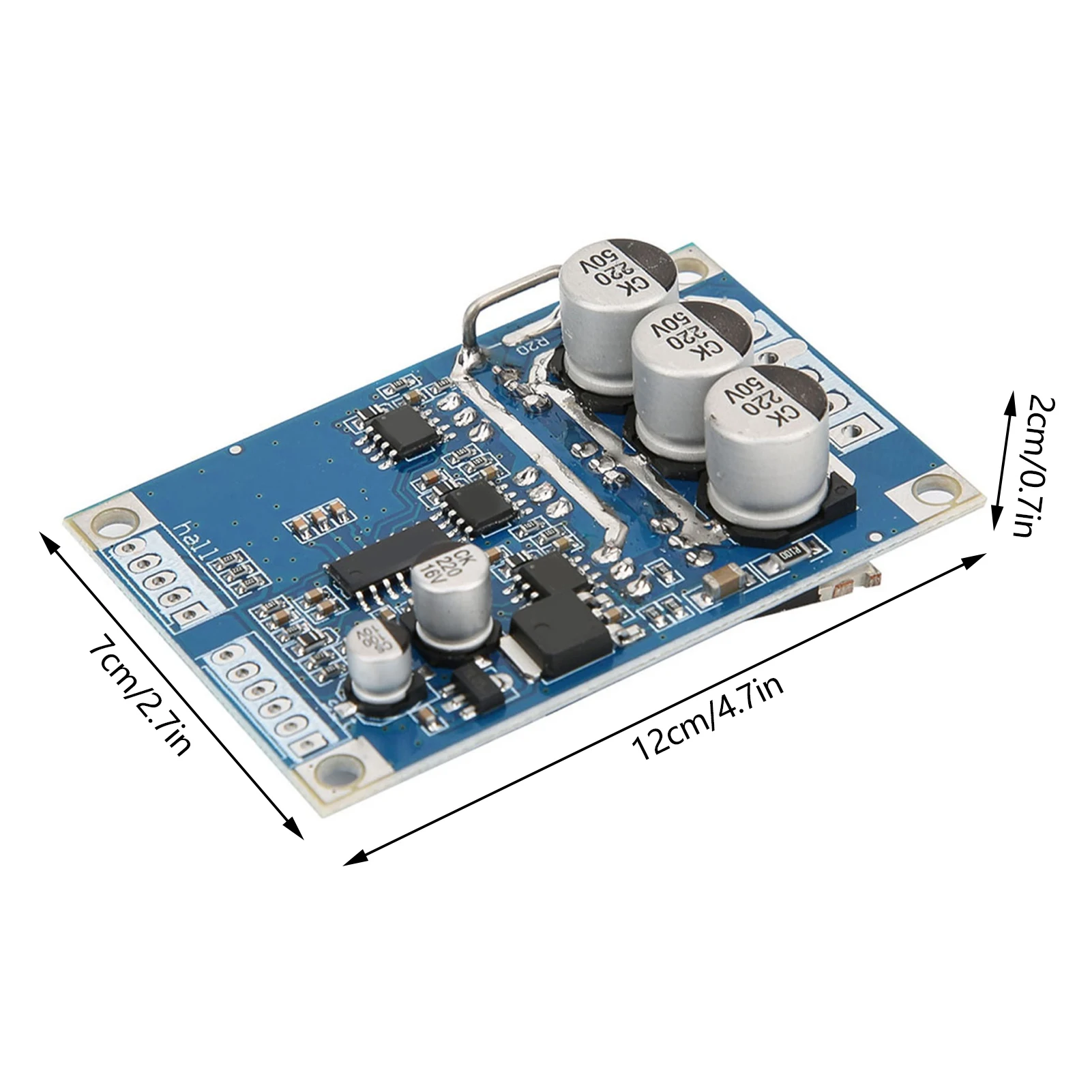 DC 12V-36V 15A 500W Brushless Motor Controller Hall BLDC Driver Board