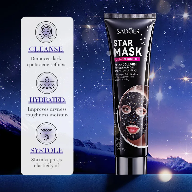 

Starry Sky Peel - Off Mask: Adsorb Blackheads, Comedones and Exfoliate