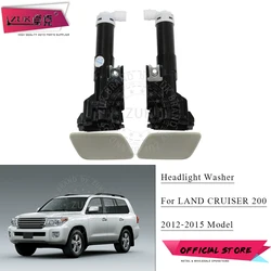 Front Headlight Washer Nozzle Cover For TOYOTA LAND CRUISER 200 2012-2015 LC200 Head Light Car Lamp Headlamp Water Spray Jet Cap